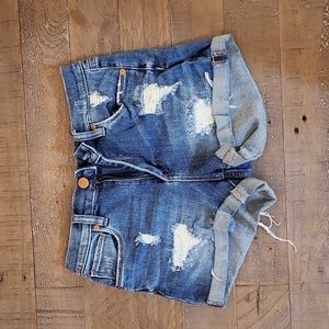 BLANKNYC Women's Shorts High Rise Fulton